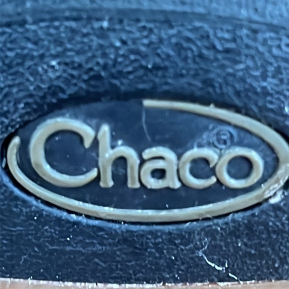 Chaco Cloud Strappy green beige tan Toe Outdoor Sandals size 7 - Picture 6 of 13